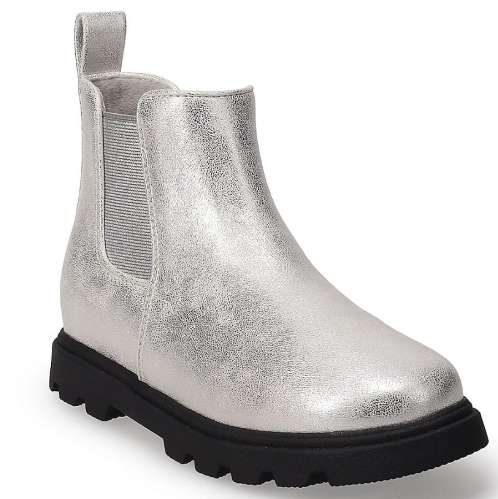 Sonoma Goods For Life Silver Rovie Chelsea Boot size 6